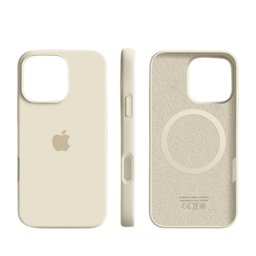 Skanto | MagneSoft Luxe Silikonetui | MagSafe-kompatibelt & Tynt | iPhone