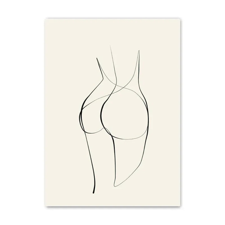 Enkel livsstil Naturlig Minimalistisk vegkunst Fine kunstlerlerduker Galleri veggbilder For moderne stue Skandinavisk interiør | Skanto
