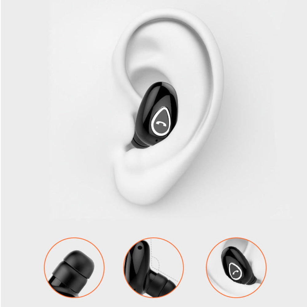 Skanto | Bluetooth Ørepropp Trådløs Mini Usynlig Enkelt Øre Hodetelefon