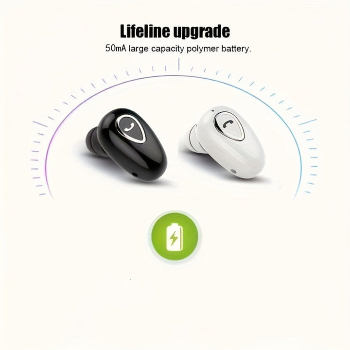 Skanto | Bluetooth Ørepropp Trådløs Mini Usynlig Enkelt Øre Hodetelefon