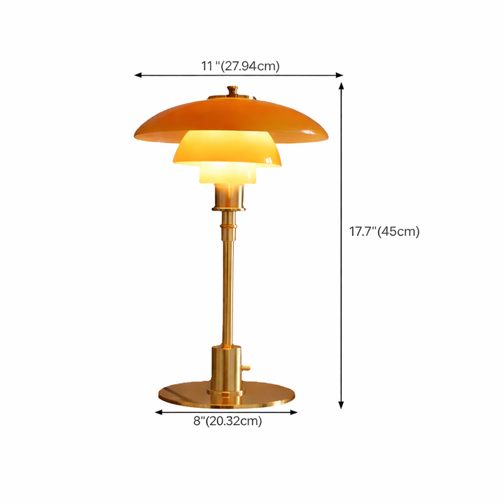 Nordic Glass Table Lamp – Minimalist LED Lys for Hjem | Skanto