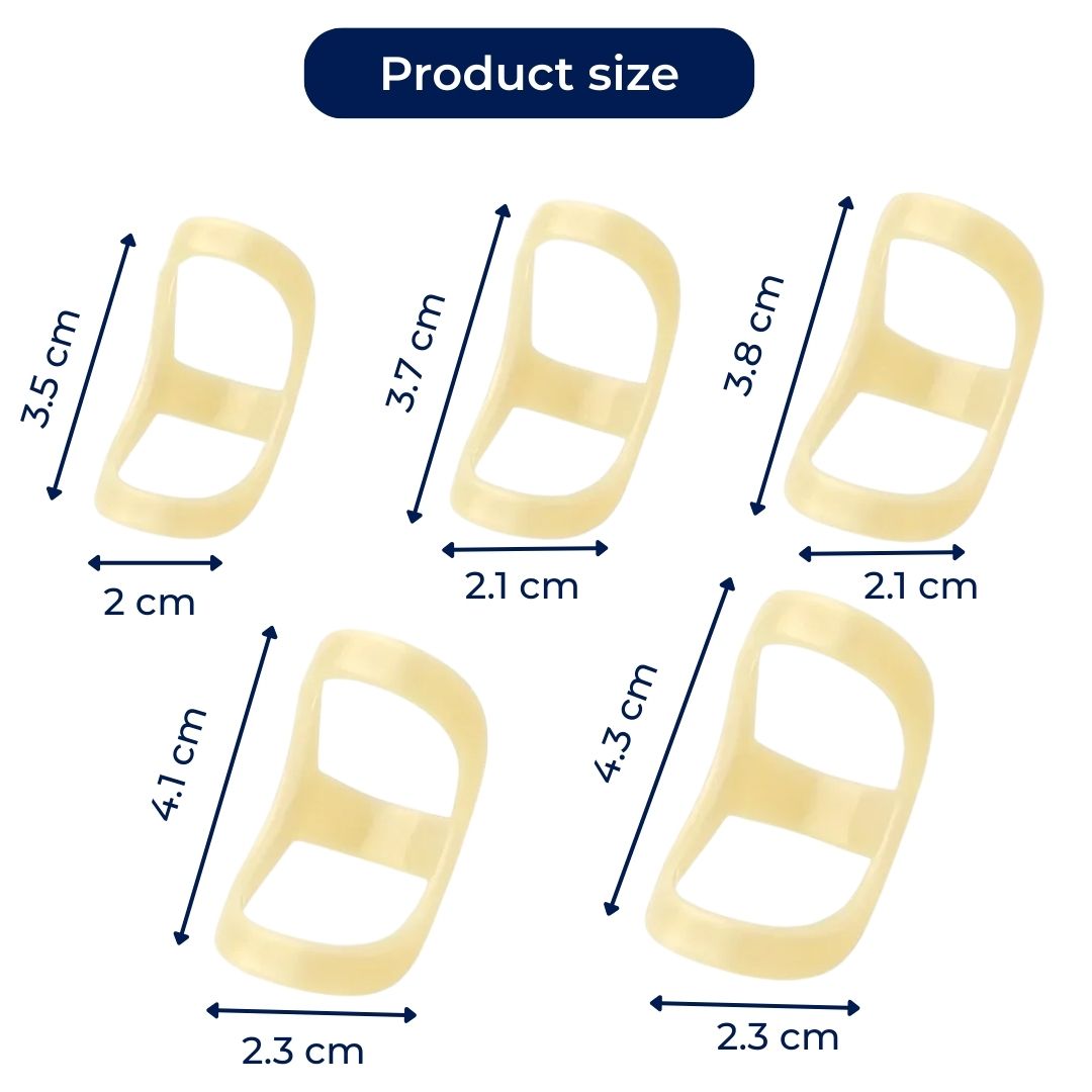 8 Ring Splint – Smertelindring Stabilitet – Vanntett plast – Daglig bruk ved fingerbelastning Kalde