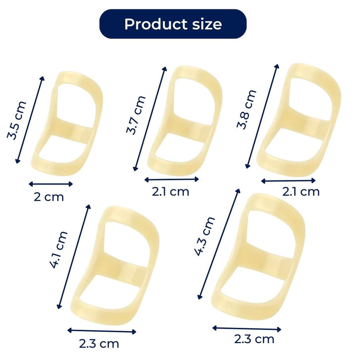 8 Ring Splint – Smertelindring Stabilitet – Vanntett plast – Daglig bruk ved fingerbelastning Kalde