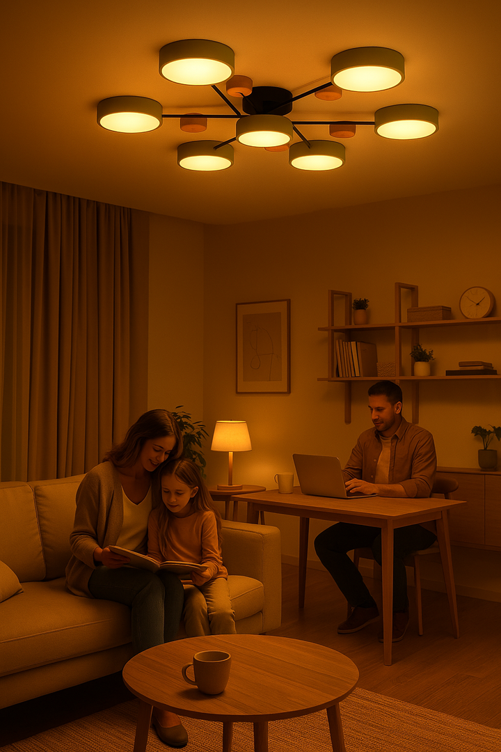 Skanto | Skandinavisk Taklampe – Grenedesign, Stilig & Bærekraftig med LED Teknologi