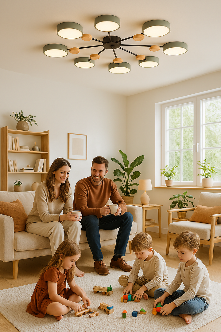 Skanto | Skandinavisk Taklampe – Grenedesign, Stilig & Bærekraftig med LED Teknologi