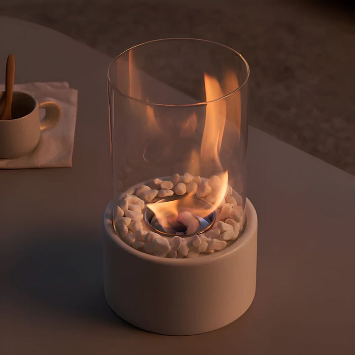 Glass Tabletop Fire Bowl | Skanto