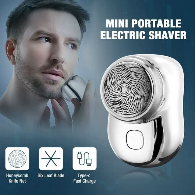 Skanto | SmoothShave – Bærbar elektrisk barbermaskin for hudvennlig barbering og glatt hud på farten