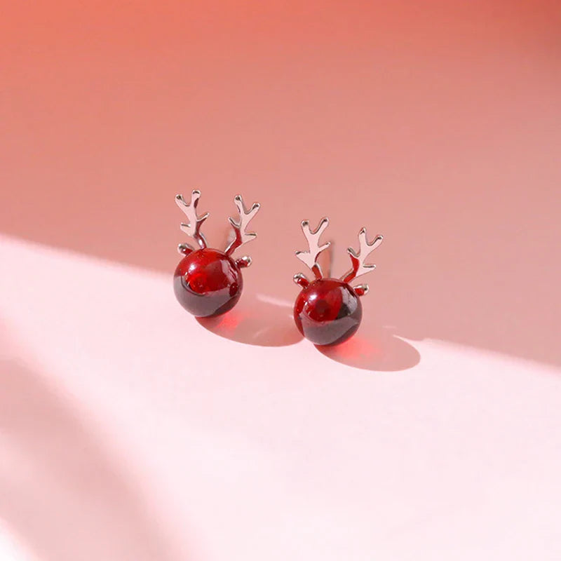 Skanto | Aureline Snøfnugg Øreringer – Elegante Zirkon Charm Øreringer, Gjennomsiktig Glans & Perfekt Gave til Høytidene