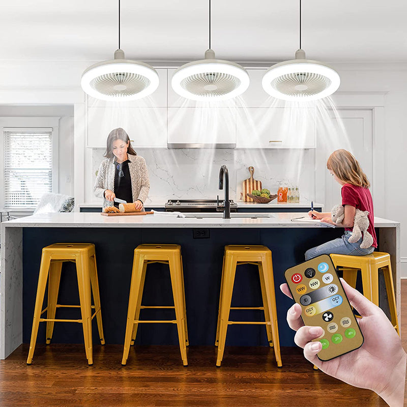 Energieeffektiv takvifte med LED-belysning og fjernkontroll | Passer for hver lampesokkel
