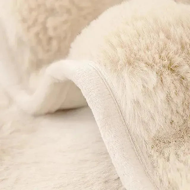 Sofia - Universell Plush Sofapute Deksel L Form - Vinter Varm Myk | Skanto