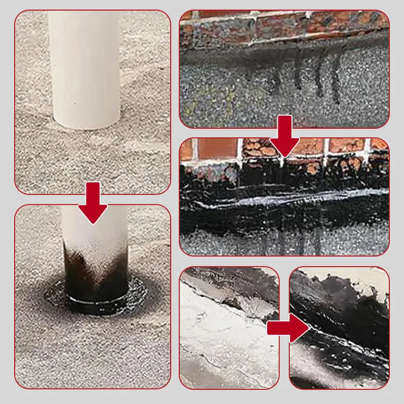 Sprayforsegling for øyeblikkelig lekkasjereparasjon – værbestandig beskyttelse