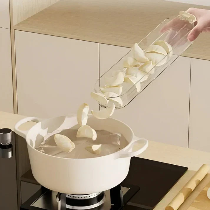 Skanto | Stabelbare Friskhetsbeholdere Med Friskhetsventil - Oppbevaringsløsninger For Mat i Kjøleskapet - 4 Dels Sett