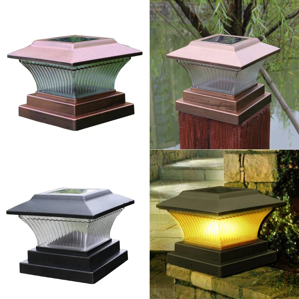 Solar LED Utendørs Lampe - LumiPillar, Energi-Effektiv Belysning for Hage, Innkjørsel eller Terrasse | Skanto