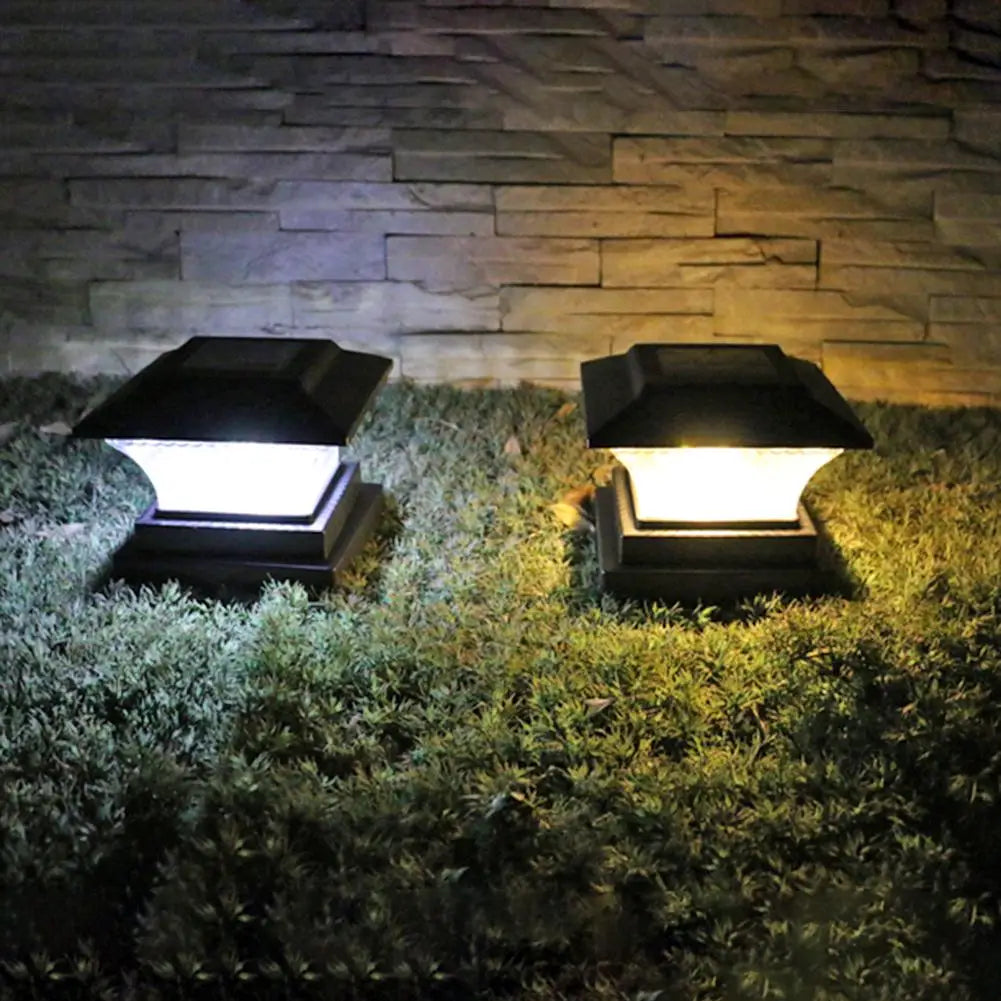 Solar LED Utendørs Lampe - LumiPillar, Energi-Effektiv Belysning for Hage, Innkjørsel eller Terrasse | Skanto