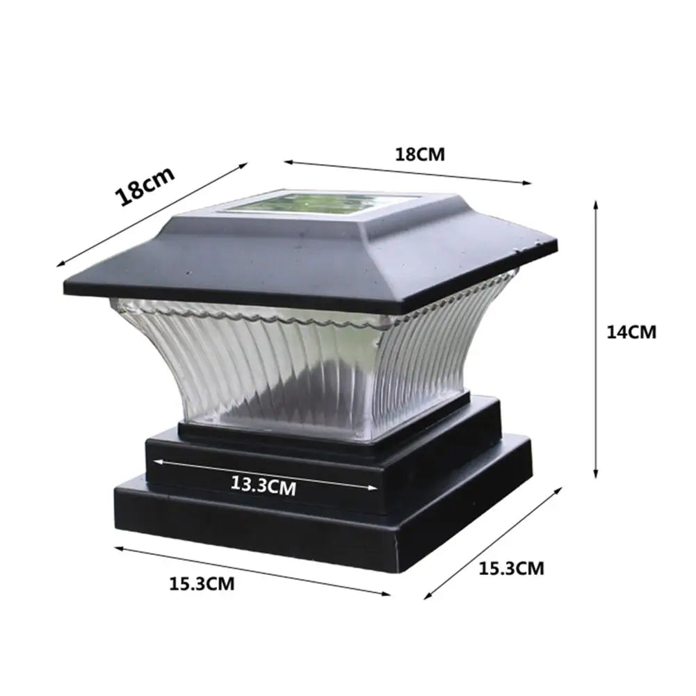 Solar LED Utendørs Lampe - LumiPillar, Energi-Effektiv Belysning for Hage, Innkjørsel eller Terrasse | Skanto