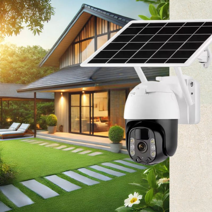 Skanto | 2K solenergidrevet WIFI PTZ-kamera med automatisk sporing og nattsyn