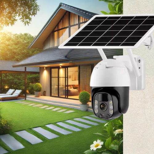 Skanto | 2K solenergidrevet WIFI PTZ-kamera med automatisk sporing og nattsyn