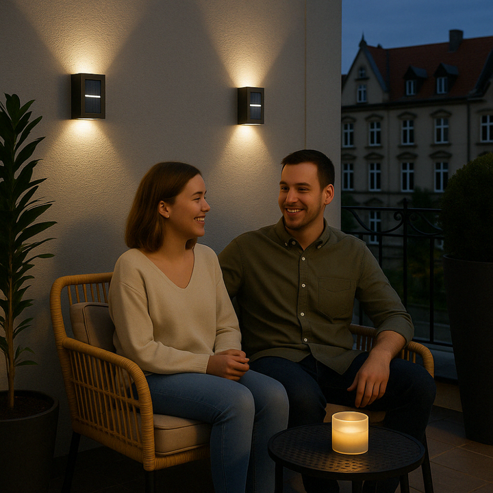 Skanto | SolarGlow Luxe Solvlamper – Trådløse, stilige og klare for varme kvelder