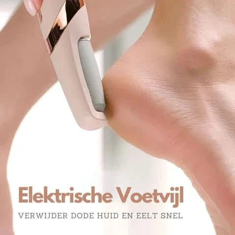 Norvo | Elektrisk fotpleieenhet med to hastigheter for glatte og silkeaktige føtter