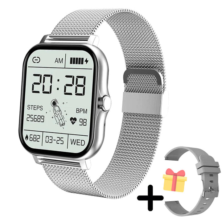Skanto | Gullklokke - Multifunksjonell Digital Smartklokke