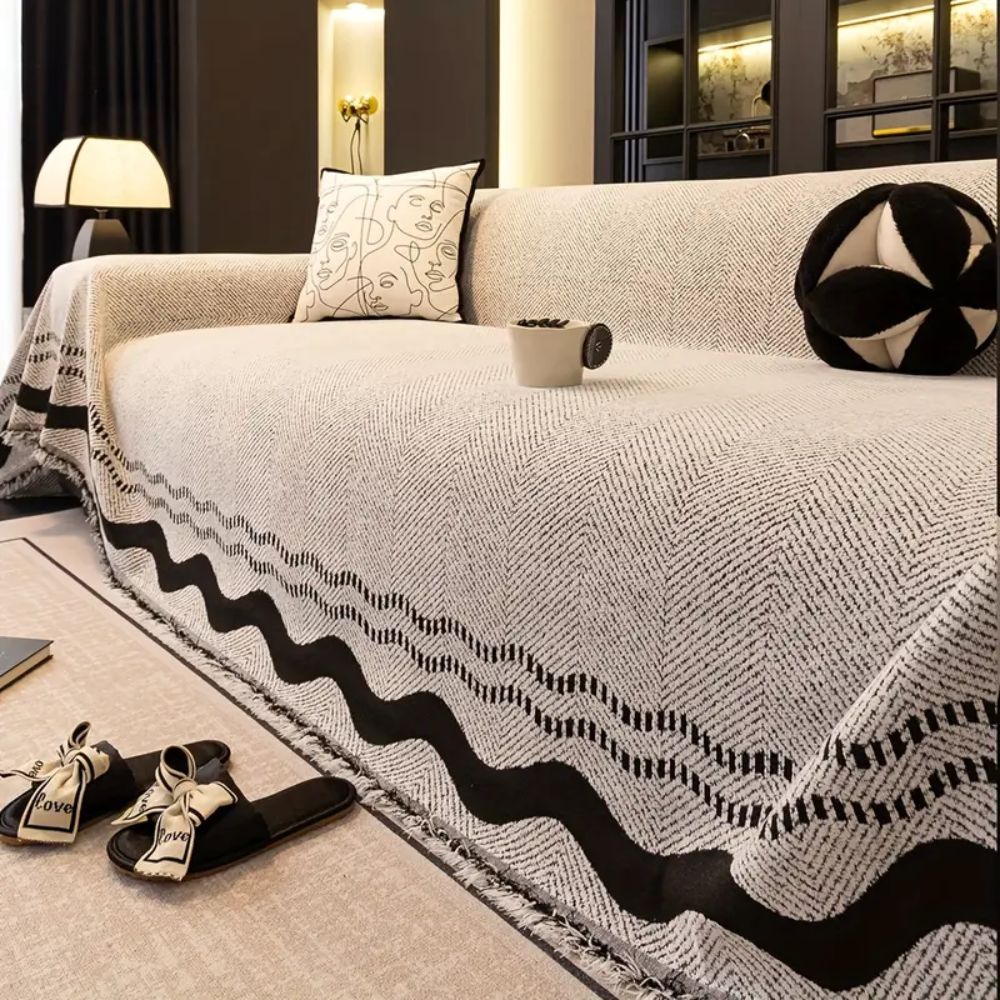 Skanto | Sora Line Franje Sofa Trekk
