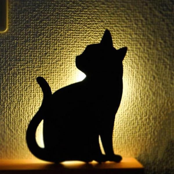 Lydaktivert katte nattlys | Skanto