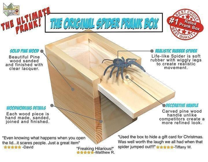 Spider Prank Box | Skanto