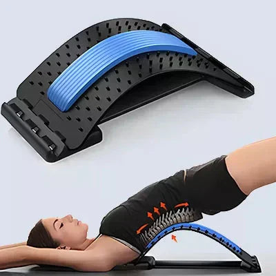 SpineEase | Justerbar rygstretching og lumbal akupressur massasjertank for umiddelbar smertelindring | Skanto