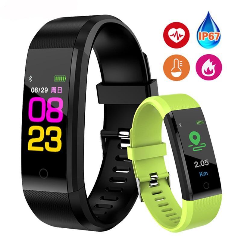 Skanto | Sport Smart Band Hjerterate Fitness Tracker Smart Armbånd Vanntett Smartband Blodtrykk Smart Armbånd Smart Klokke Menn