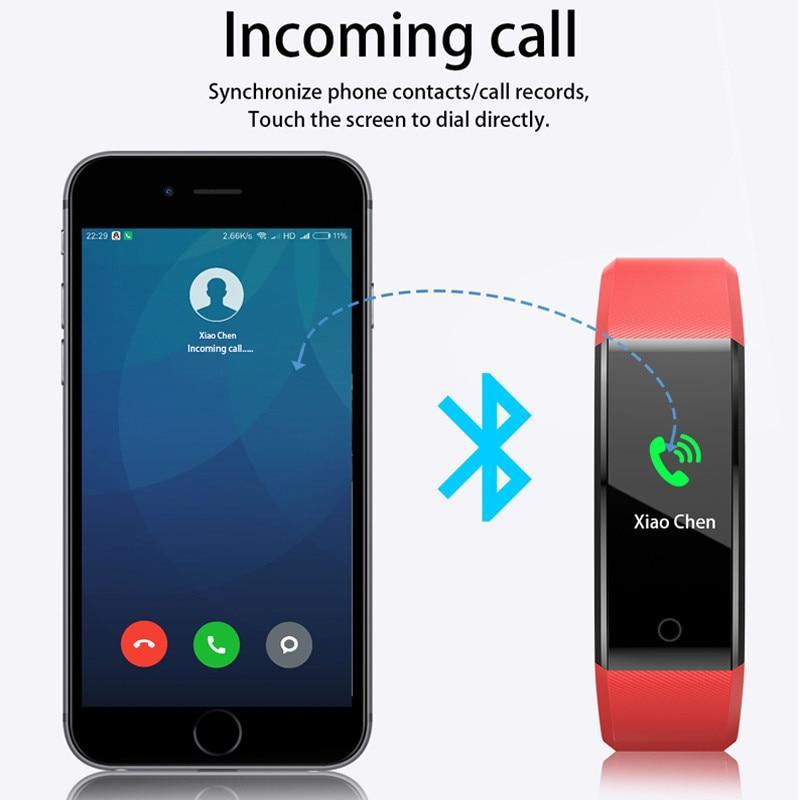 Skanto | Sport Smart Band Hjerterate Fitness Tracker Smart Armbånd Vanntett Smartband Blodtrykk Smart Armbånd Smart Klokke Menn