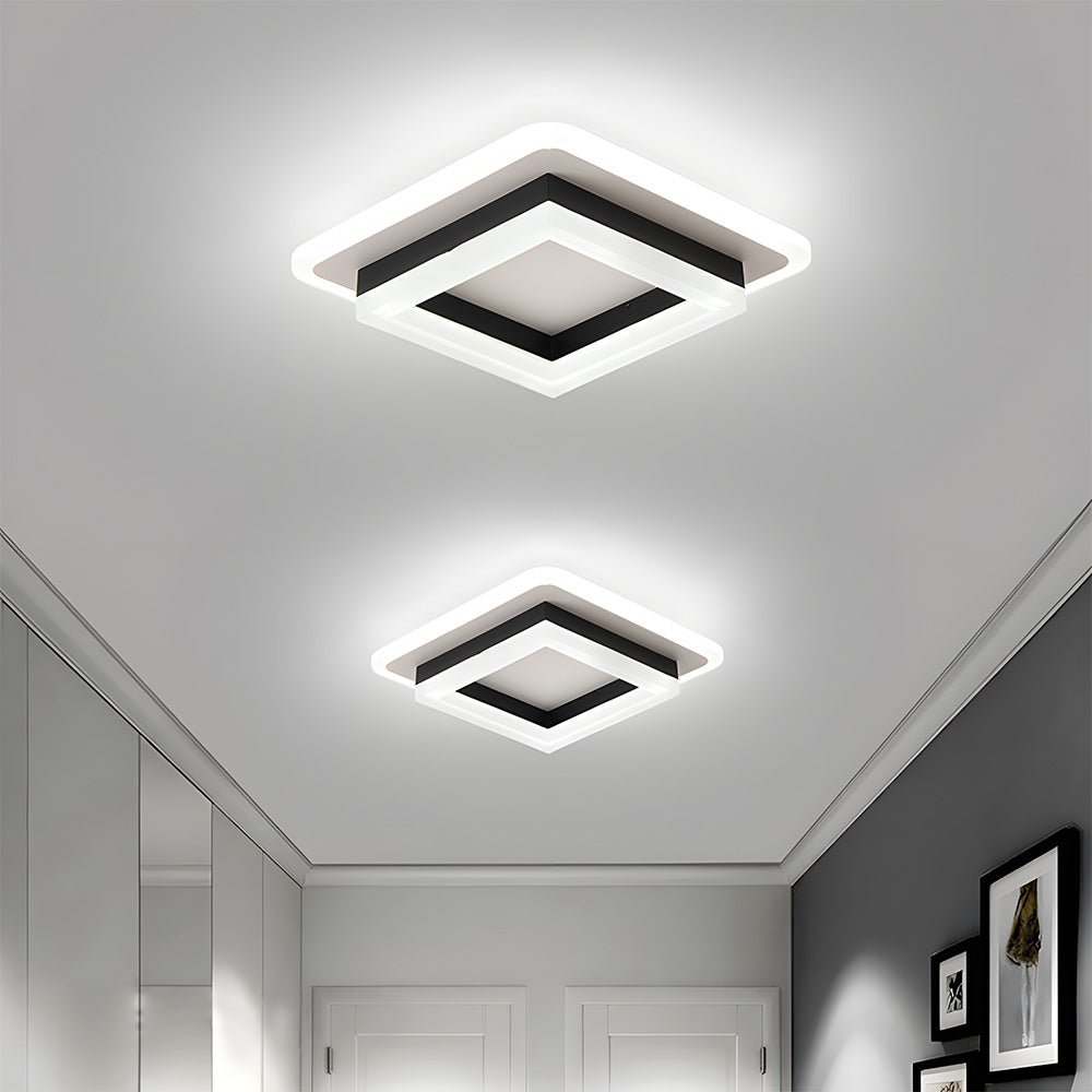 Square LED Taklampe | Skanto