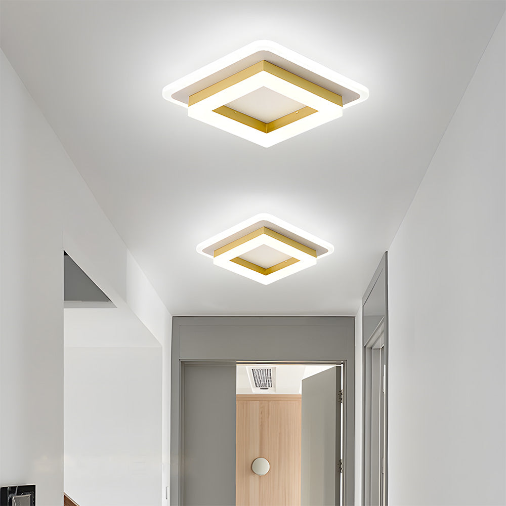 Square LED Taklampe | Skanto