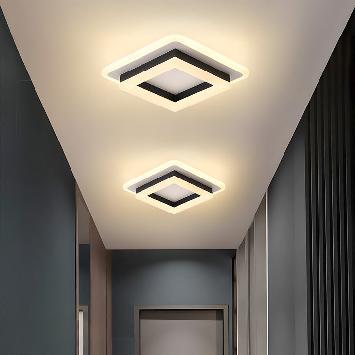 Square LED Taklampe | Skanto