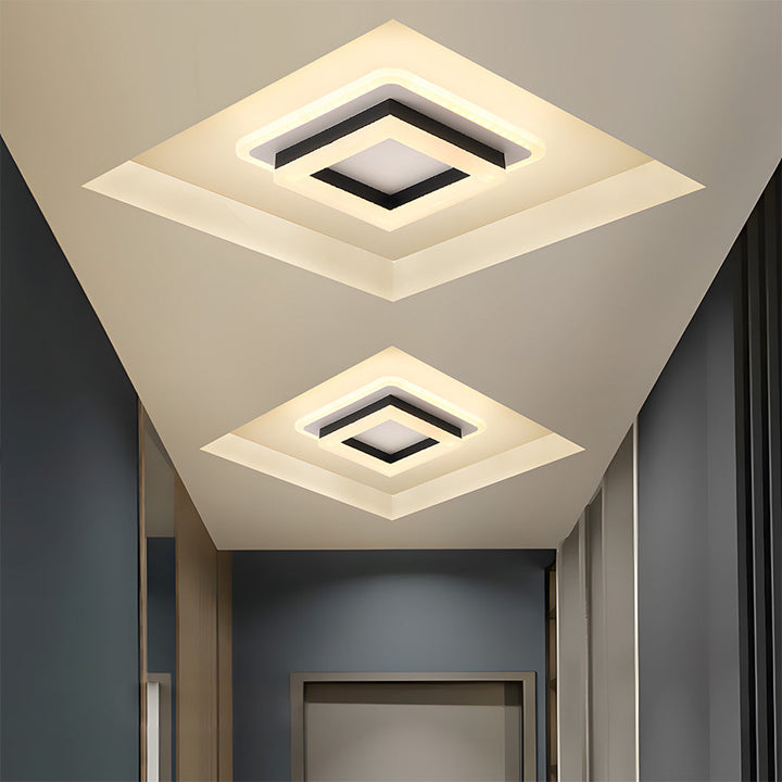 Square LED Taklampe | Skanto
