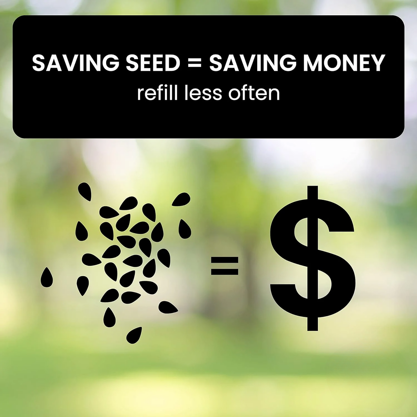 Norvo | Aviron Fuglforingsapparat med Anti-Espebeskyttelse | Spin Mekanisme | 4 Fôråpninger | 2,27 kg Kapasitet