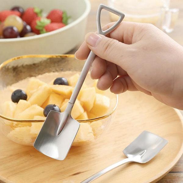 Rustfritt Stål Spadeformet Suppeskje | Skanto