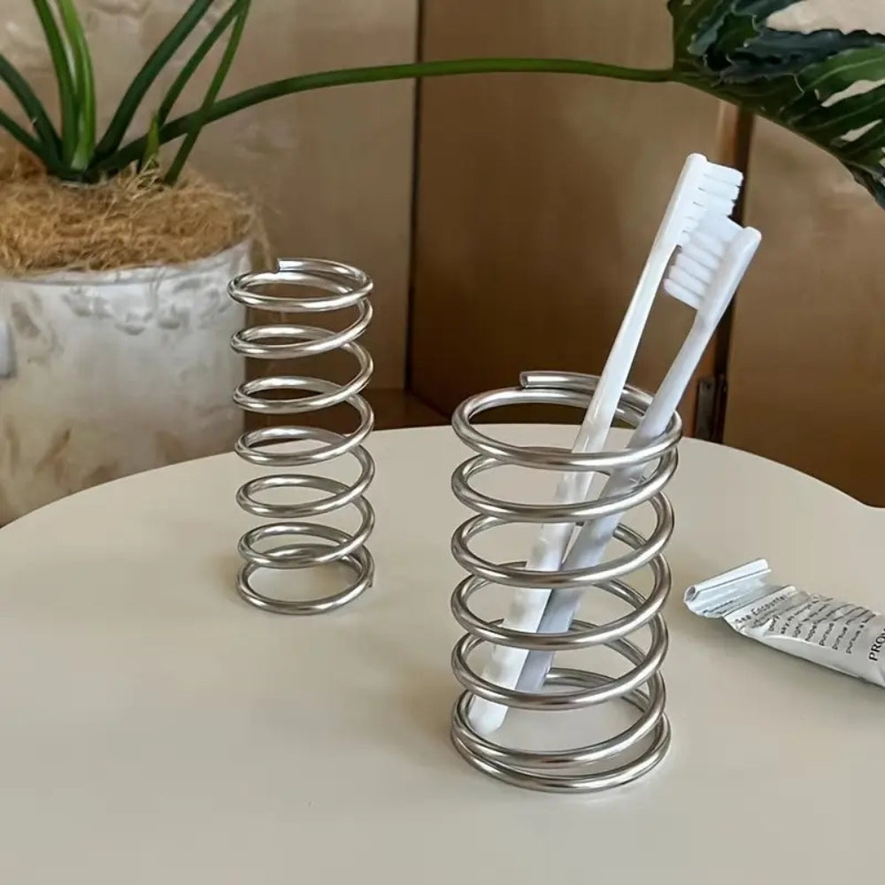 Skanto | Rustfritt Stål Spiral Tannbørsteholder