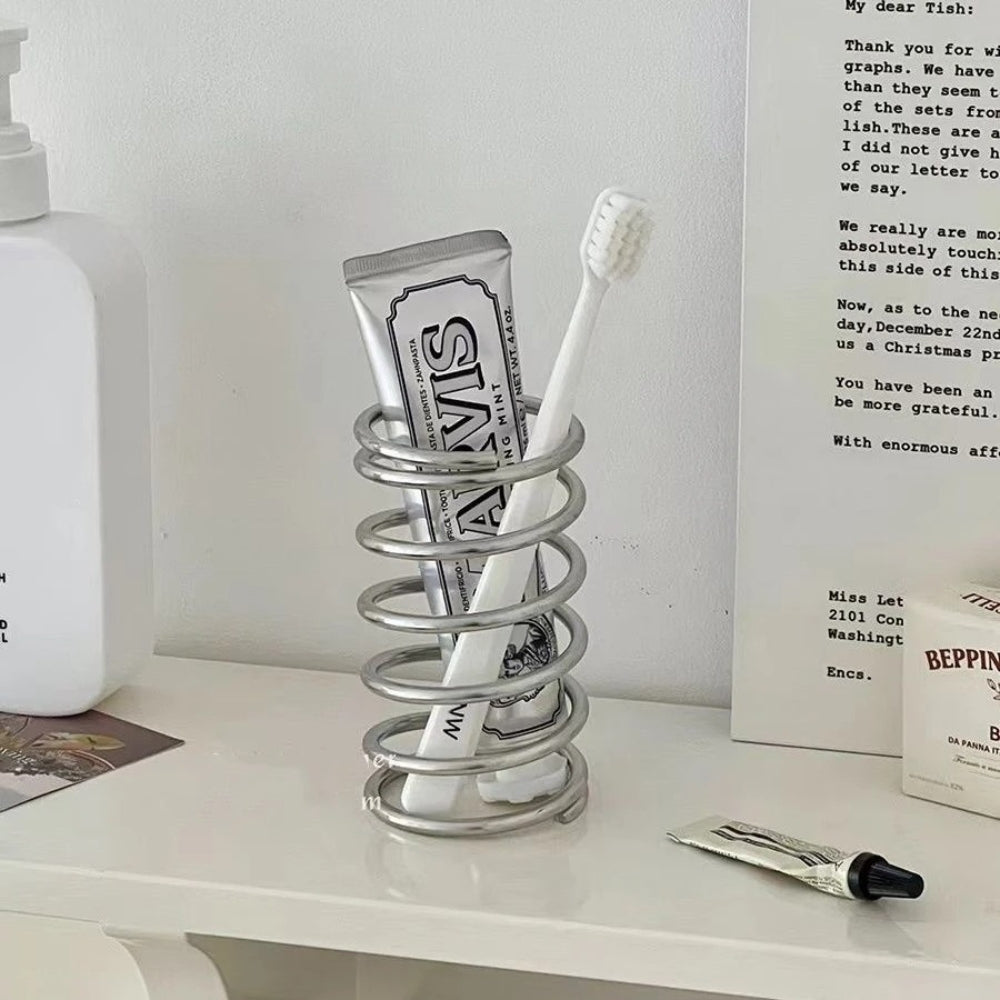Skanto | Rustfritt Stål Spiral Tannbørsteholder