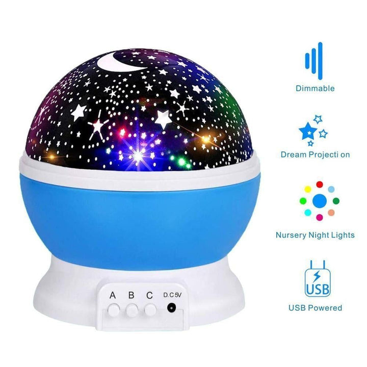 Cosmos Prosjektor Natt Stjerner Lampe | Skanto