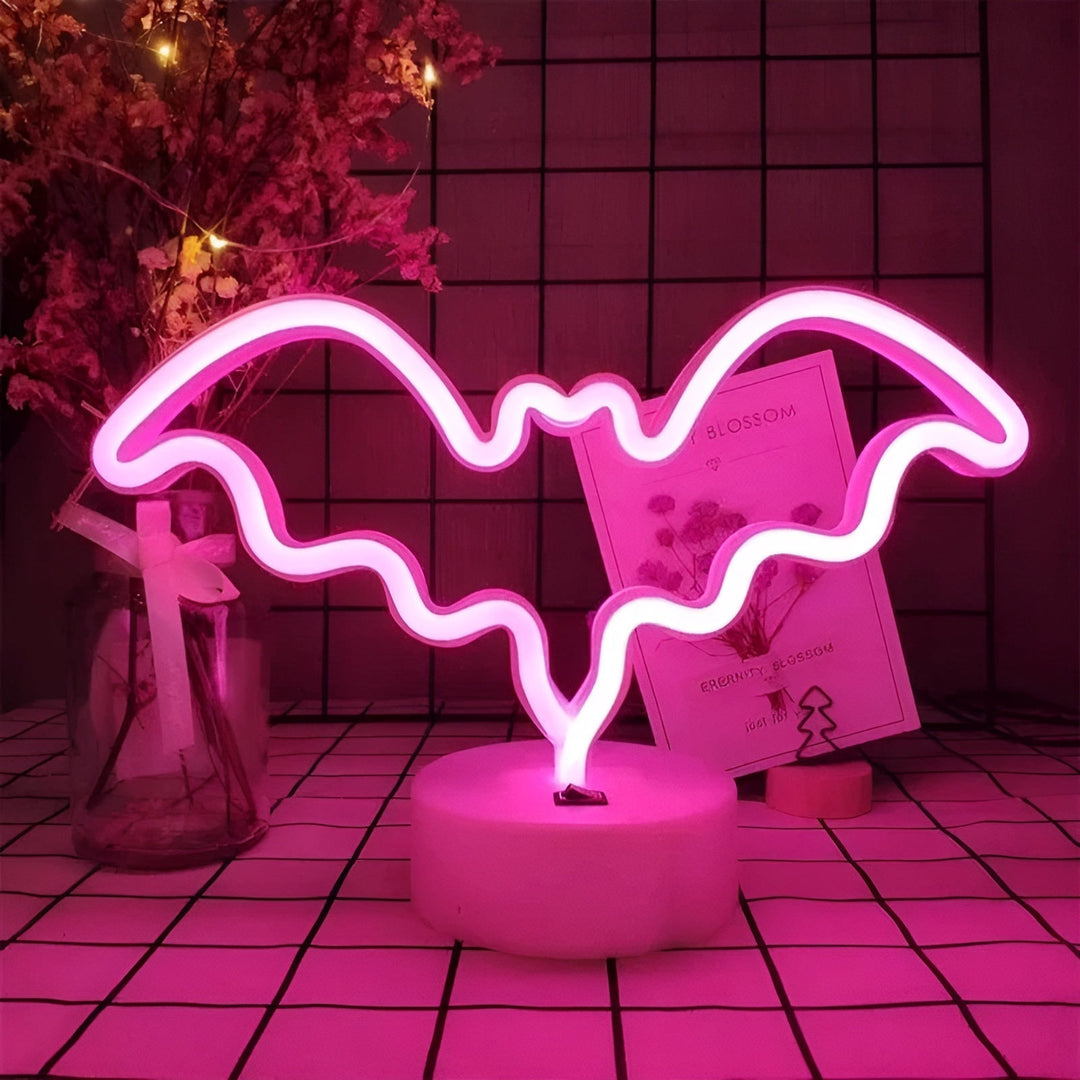 Skanto Light - Hjem og Bar Dekor Neon Lysende Skilt med Base