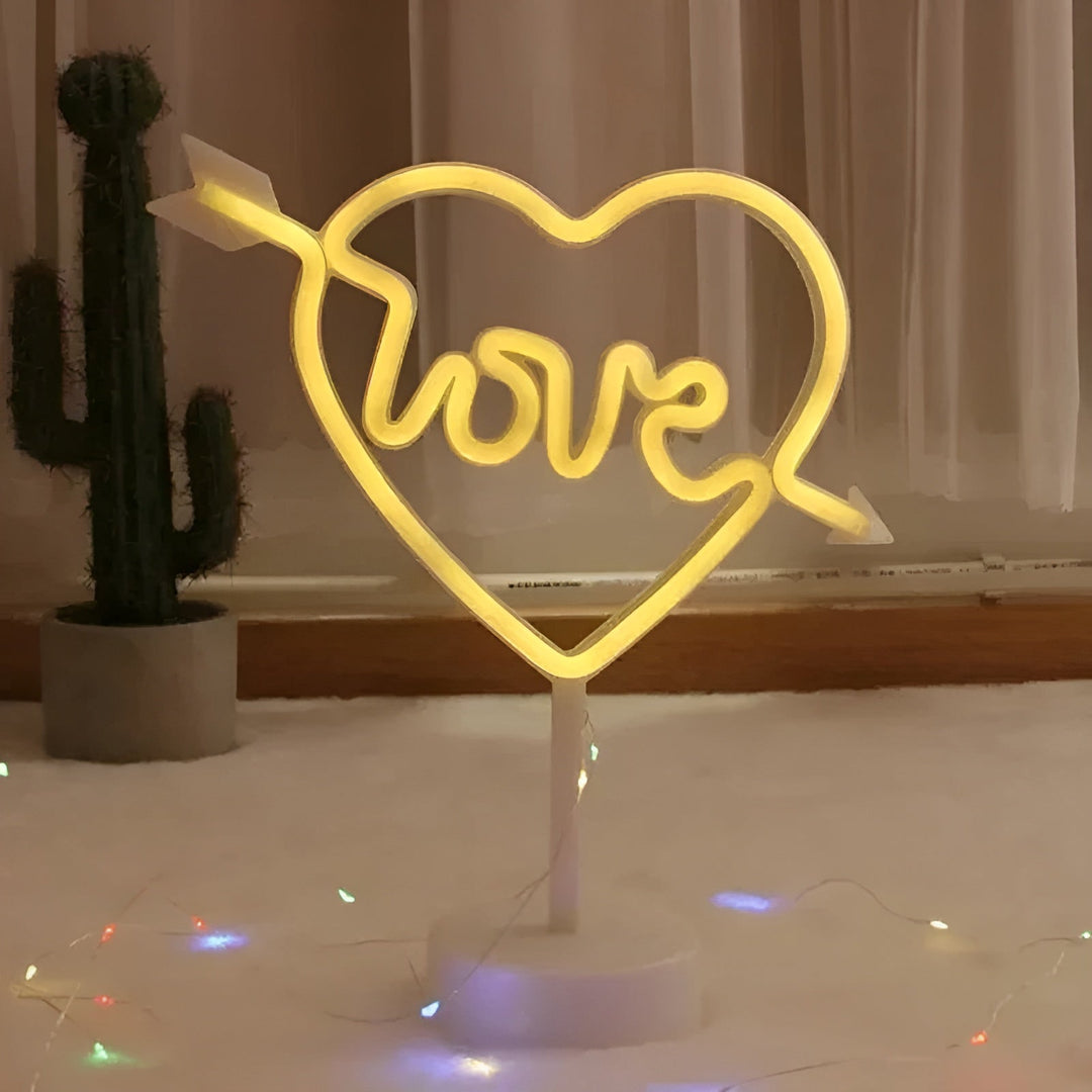 Skanto Light - Hjem og Bar Dekor Neon Lysende Skilt med Base
