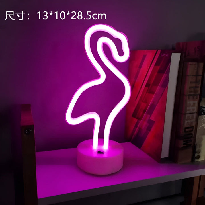 Skanto Light - Hjem og Bar Dekor Neon Lysende Skilt med Base
