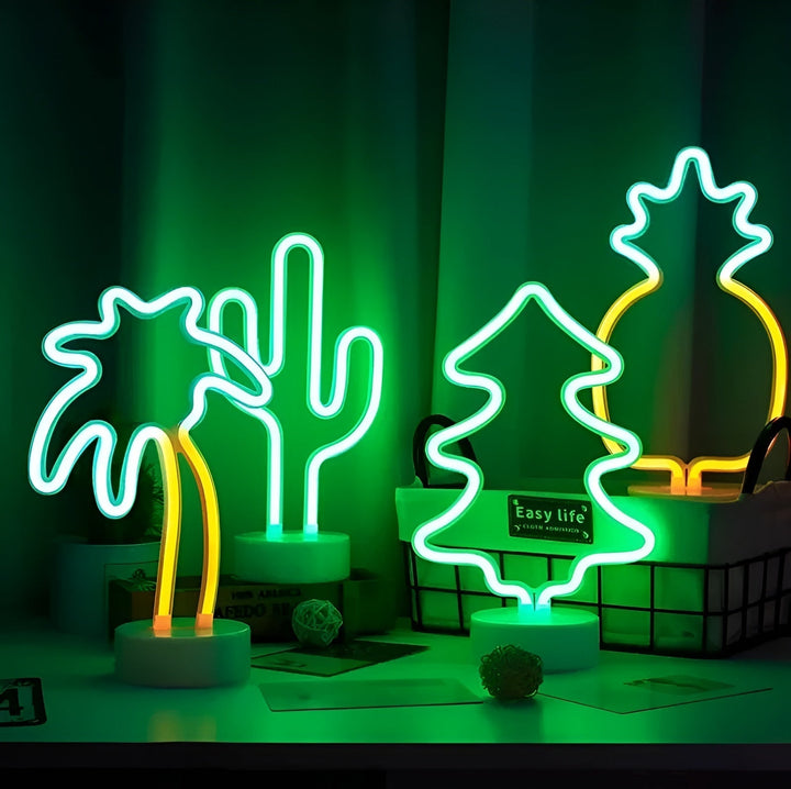 Skanto Light - Hjem og Bar Dekor Neon Lysende Skilt med Base