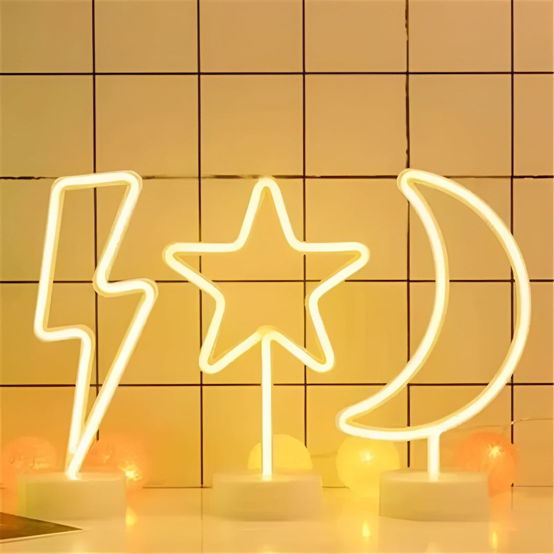 Skanto Light - Hjem og Bar Dekor Neon Lysende Skilt med Base