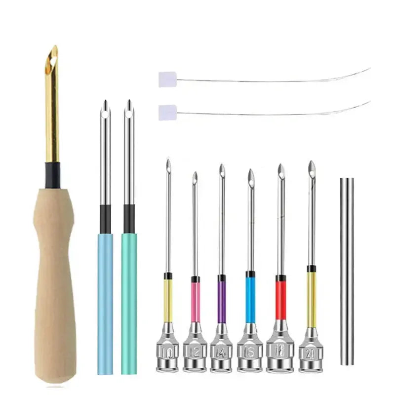 Stick Punch Needle Set – Komplett sett for kreative broderiprosjekter
