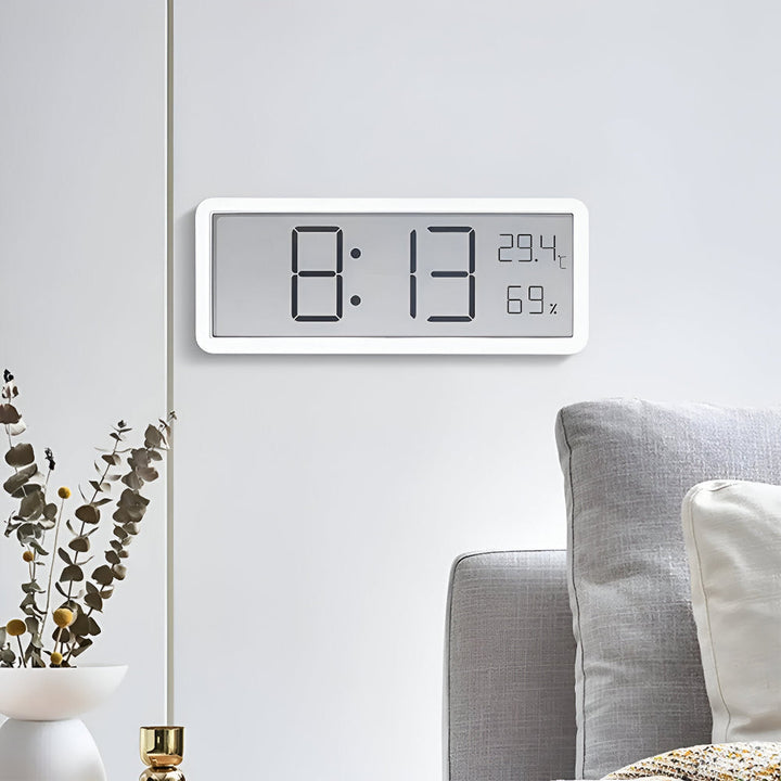 Digital LED Vekkerklokke – Stor Skjerm med Temperatur og Fuktighet | Skanto