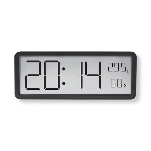 Digital LED-Wanduhr – Großes Display mit Temperatur- og Luftfeuchtigkeitsanzeige