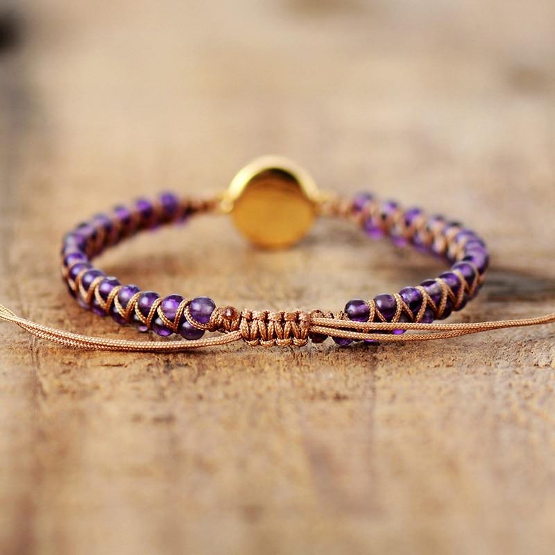 Skanto | Ametyst Helbredende Armbånd - Serenya