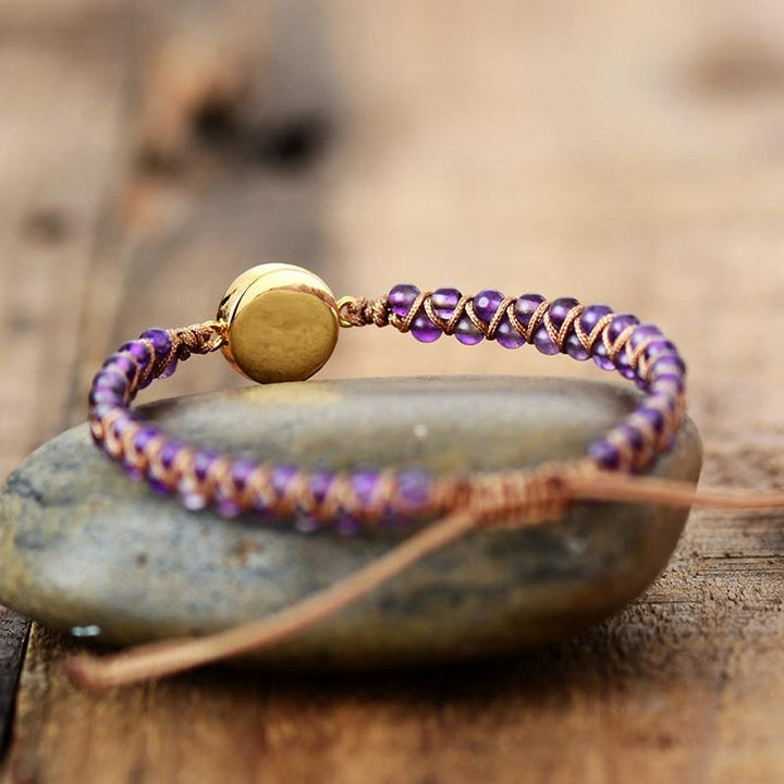Skanto | Ametyst Helbredende Armbånd - Serenya