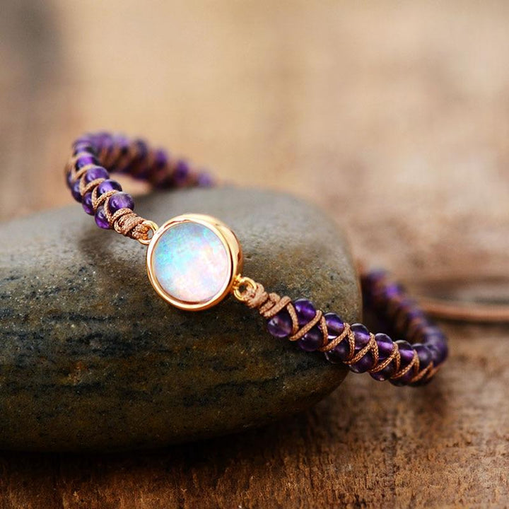 Skanto | Ametyst Helbredende Armbånd - Serenya